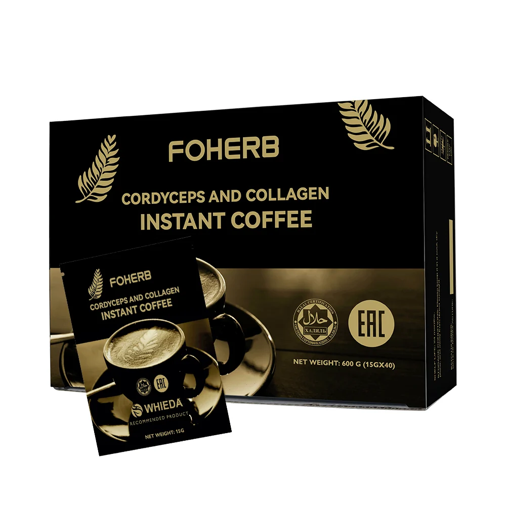 Kaffeegetränk mit Cordyceps und Kollagen, Foto 2